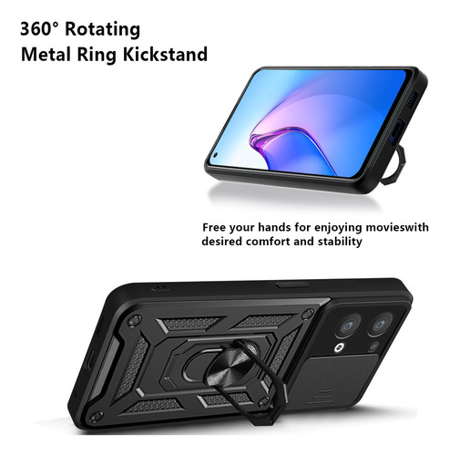 Funda De Teléfono Con Protección De Lente Magnética Para Opp