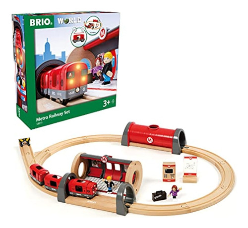 Brio 33513 Conjunto De Trenes De Metro | Tren De Juguete De 