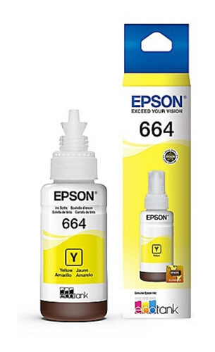 Epson Tinta Liquida T664420 Amarillo