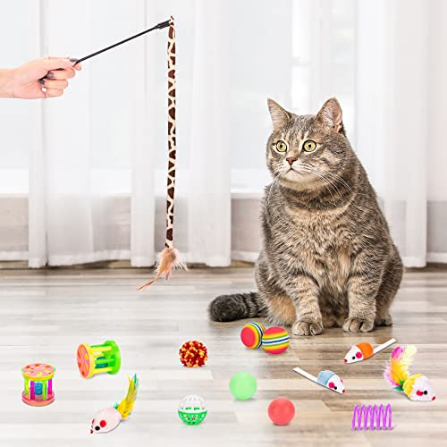 Set De Juguetes Para Gatos, Juguetes Interactivos Para Gatos