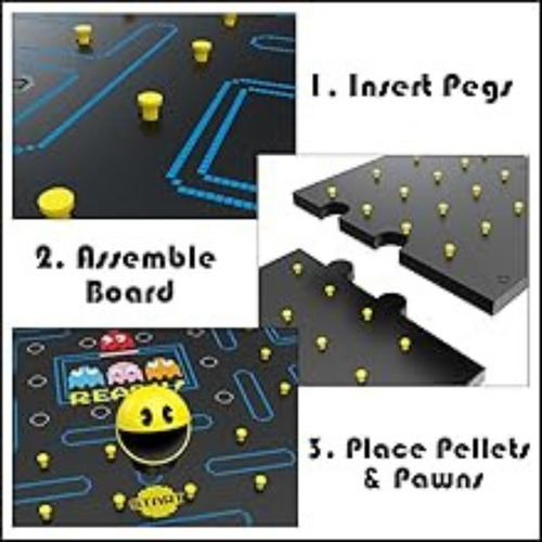 Juego De Mesa Pac-man Con Peón Electrónico Y Laberinto