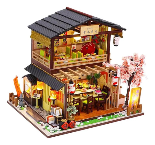 Kits De Miniaturas Japonesas De Bricolaje Con Muebles Y