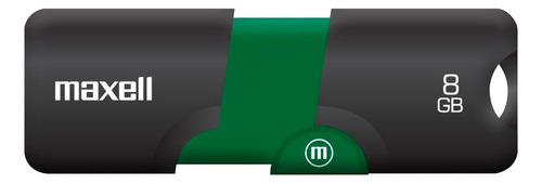 Memoria Pendrive Maxell Usb 8gb Usb Flix 2.0 Retractil Verde