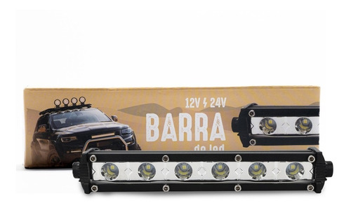 Faro Aux Barra 18w 6 Led Cree - Auto/camioneta/camión 12/24v