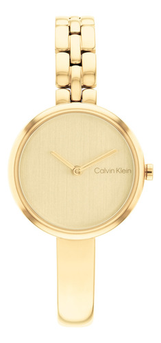 Reloj Calvin Klein Bangled Para Mujer 25200279 Dorado