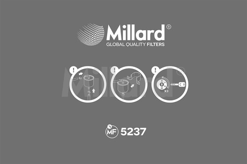 Filtro Gasolina Millard Mf-5237 Nissan Altima Sentra Pick Up
