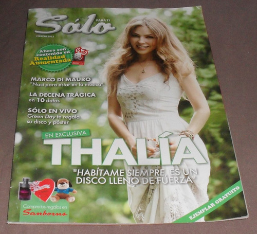 Revista Solo Thalia Timbiriche Fey Leonardo De Lozanne