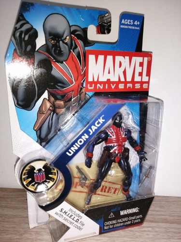 Marvel Universe Union Jack Serie 1 #026 Mide Aprox 12 Cm 