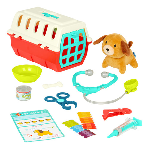 Valija Infantil Kit Veterinario Canil Porta Mascotas Battat