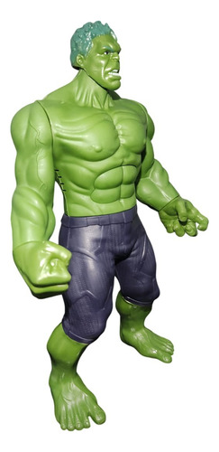 Muñeco Hulk Verde Luz Y Sonido Alternativo 30cm Increible