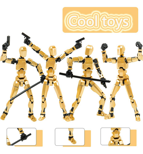 Juego De 4 Figuras De Acción Titan T13 Ensambladas Lucky