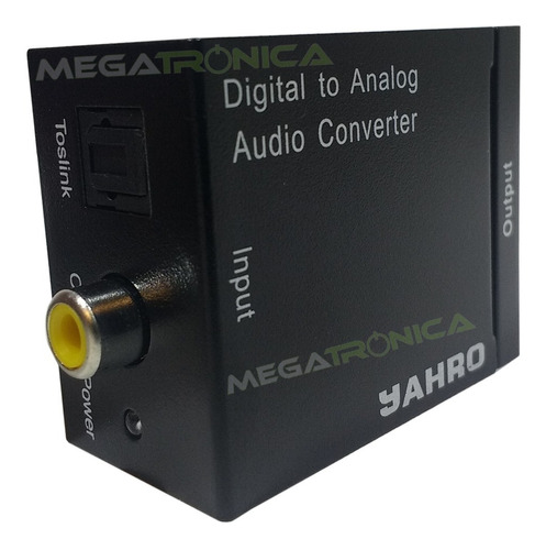 Conversor Audio Optico Digital Coaxial Fibra A Rca Stereo