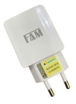 Imagem 1 de 5 de Carregador Fam Turbo 18w Pd Usb-c Anatel iPhone E Galaxy