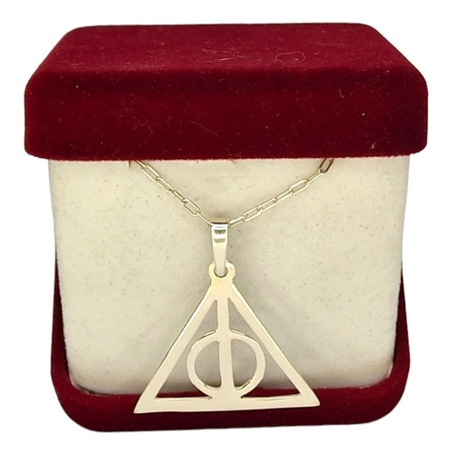 Imagen 1 de 7 de Harry Potter, Reliquias De La Muerte Cadena 50 Cm. Plata 980