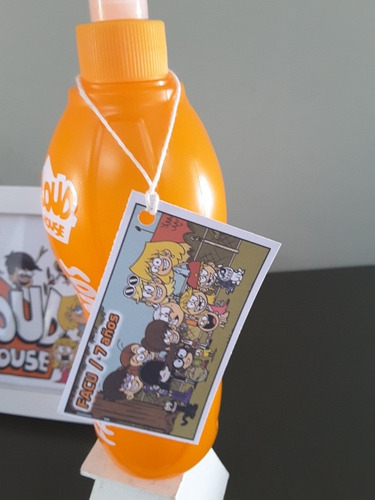 Botellitas Personalizadas Loud House Souvenir - Pack Por 10