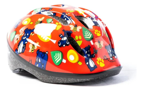 Casco Infantil Para Niños Regulable Estampado Vario R8a .