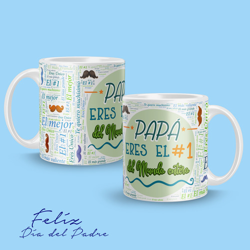 Plantillas Tazas Dia Del Padre Frases Fotos Sublimar #t466