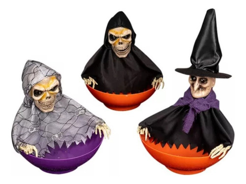 Q Prato De Doces De Halloween Com Movimento Para O Halloween