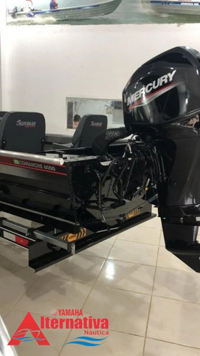 Lancha De Alumínio Comanche 6000 + Motor Mercury 60hp 4t P.f