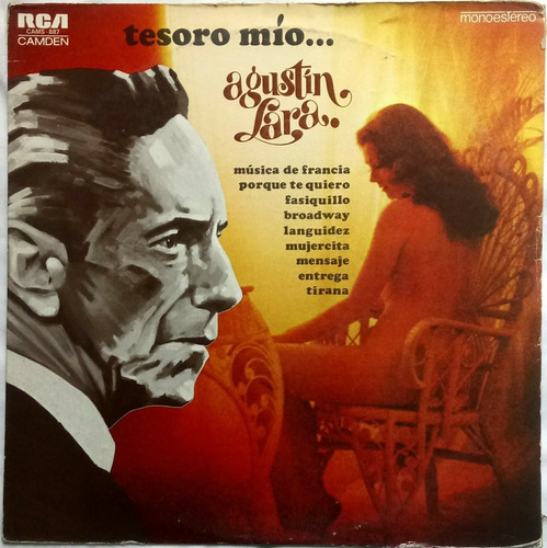 Agustin Lara  Tesoro Mío... Lp Vinilo Acetato