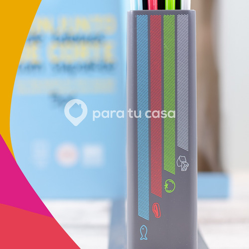 Juego De Tablas De Picar Con Soporte 5 Pzas Tramontina