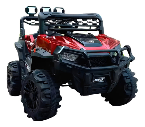 Camioneta Electrica Para Niños + Control Remoto Color Rojo