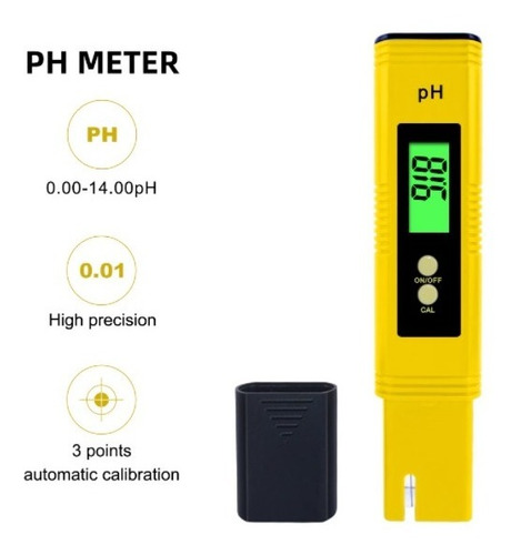 Medidor De Potencial De Hidrogeno Doble Decimal 