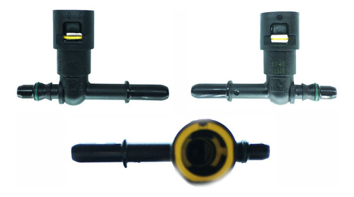 Conector Engate Rápido Gasolina Em T Linha Fiat Vw Gm Ford