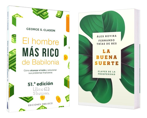 Hombre Más Rico De Babilonia B + Buena Suerte Pack 2 Libros