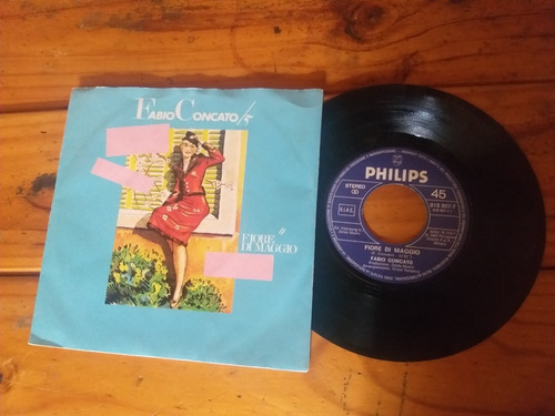 Fabio Concato Fiore Di Maggio Vinilo Simple 7' Italia Pop 84