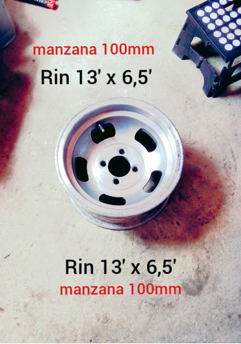 Rin 13  X 6,5  Manz 100 Usados 