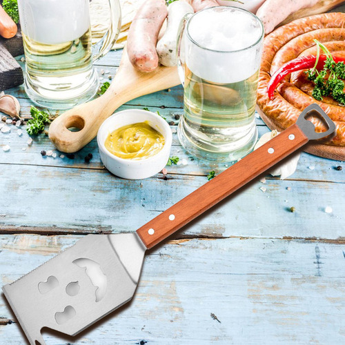 Herramienta Para Asar Barbacoa, Pala Giratoria Pala Grande