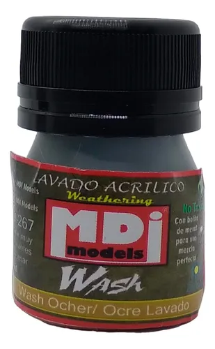 Set De 6 Washes Lavado Weathering Para Maquetas Miniaturas