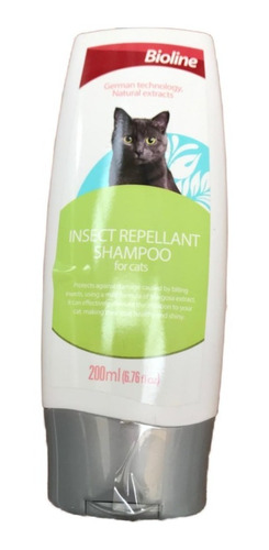 Shampoo Bioline Repelente Para Gatos 200 Ml / Catdogshop