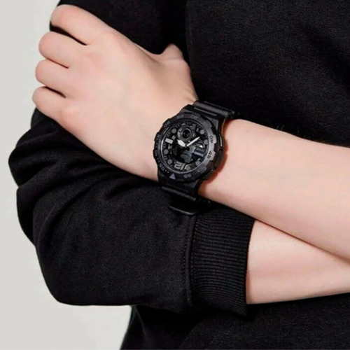 Reloj Casio Aeq-100w-1bv Hombre - Análogo Digital Negro