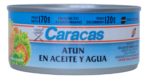 Pack X 6un X 170g - Atun Aceite Y Agua - Caracas