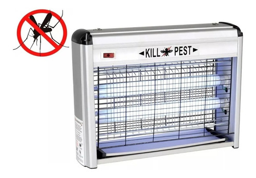 Imagen 9 de 9 de Mata Mosca Mosquito Insecto Electrico Pest 20 Watts