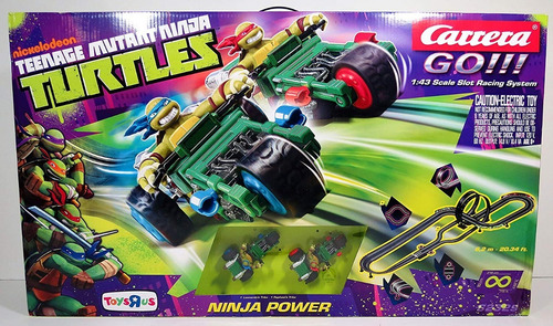 Pista Eléctrica Carrera Go Ninja Turtles Ninja Power  Mts | Envío gratis