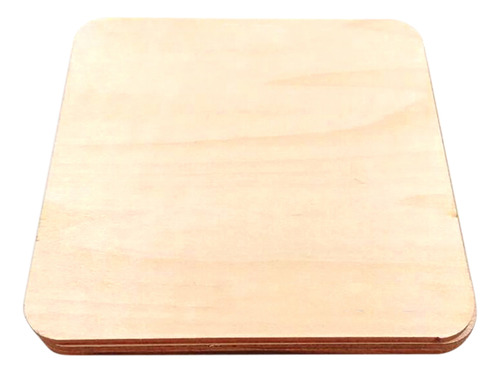 100 Piezas De Madera Con Esquinas Redondeadas De 20 Mm Para