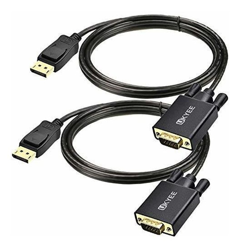 Cables Vga, Video - Displayport A Vga Cable 6ft 2-pack, Ukye