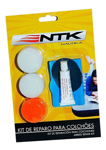 Kit De Reparo Cola Pvc Ntk P/ Infláveis Bote Colchão Boia