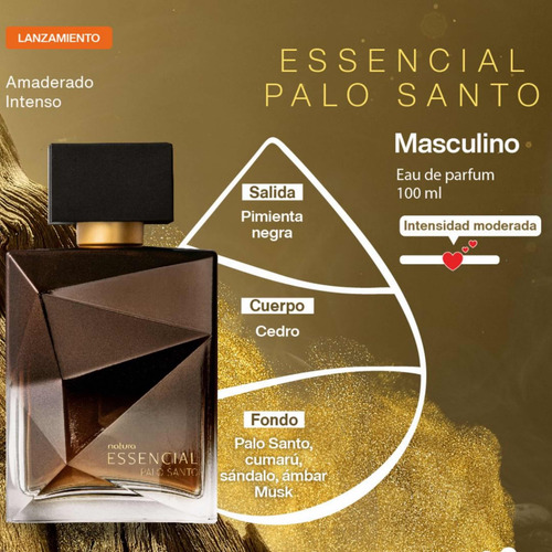 Natura Essencial Palo Santo Eau De Parfum Masculino 100ml