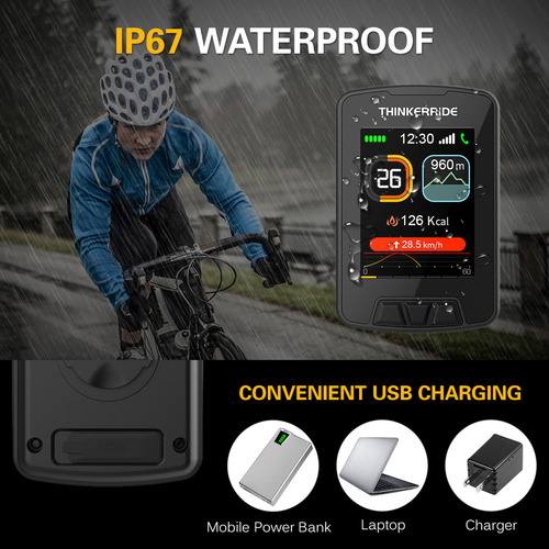 Tf Cuentakilómetros Inalámbricos Gps Para Bicicleta Con