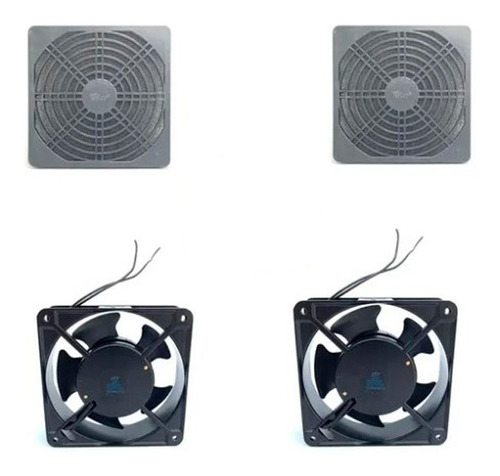 Combo Kit Indoor Cultivo Ventilacion 2 Cooler Filtro Repjul