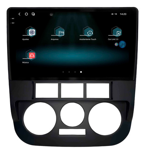 Multimidia Aikon Fóton G3 G4 Parati 2006/2014 12+256gb 2k 9p