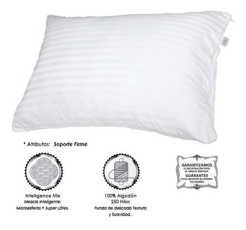 Imagen 2 de 6 de Almohada Natural Relax Intelligence Super Látex 70cm Regal