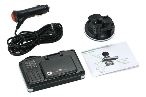 Detector De Coche Antirradar Dvr 2 En 1, 720p, Velocidad De