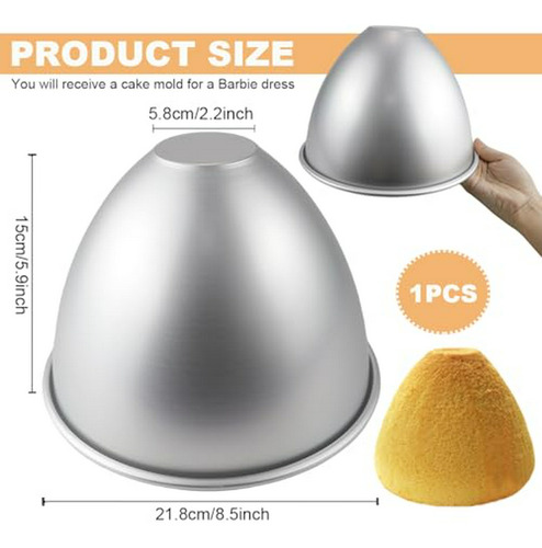 Molde Para Pastel De Muñeca Princesa - Ideal Para Fiestas