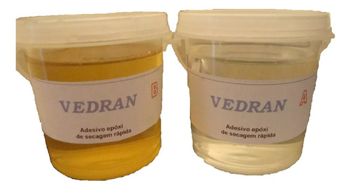 Cola Epoxi Secagem Rapida Kit 2 Kg