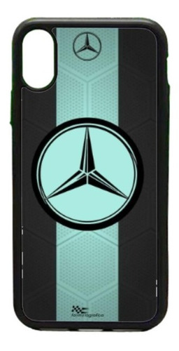 Funda Protector Para iPhone Mercedes Benz Aqua